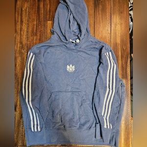 Adidas oversized hoodie. Medium. Slate blue
